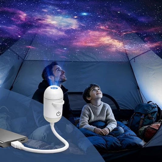 Projecteur Galaxy 2-en-1 – Transformez votre plafond en ciel étoilé