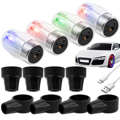 Lumières LED intelligentes pour valves de pneus