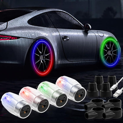 Lumières LED intelligentes pour valves de pneus