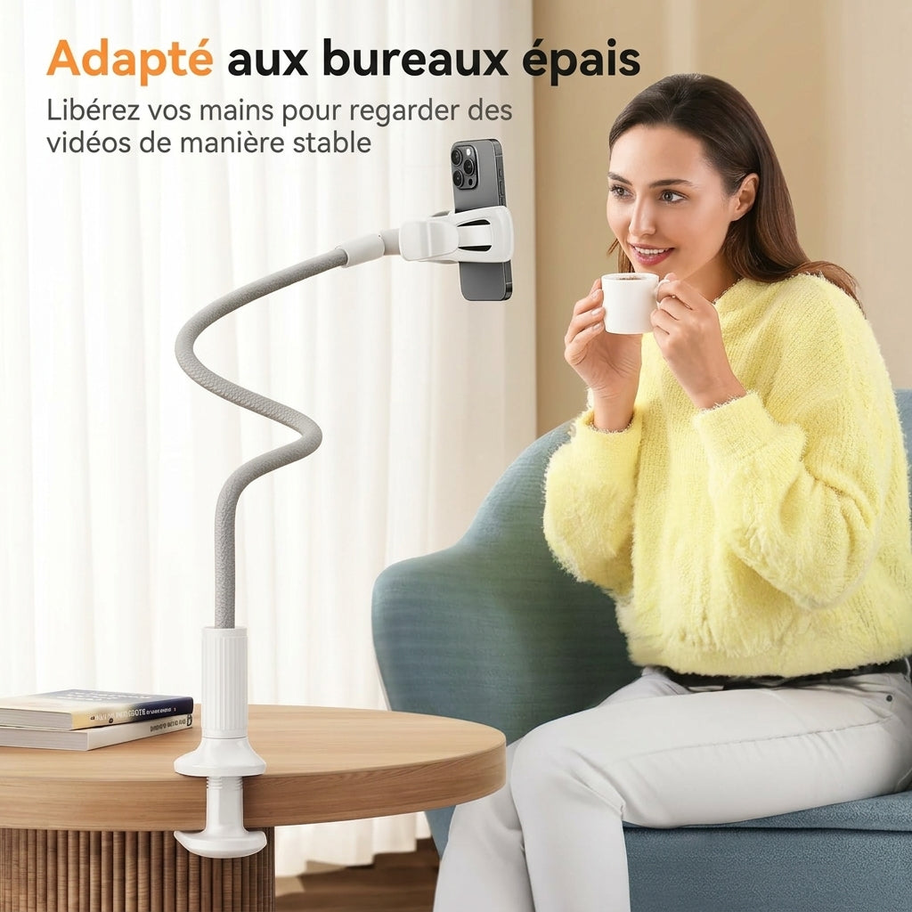 Support Téléphone Flexible – Regardez, lisez et utilisez votre téléphone sans le tenir
