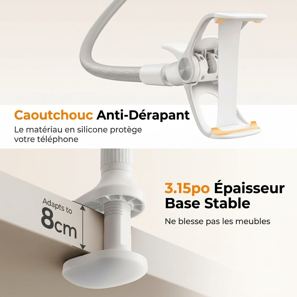 Support Téléphone Flexible – Regardez, lisez et utilisez votre téléphone sans le tenir